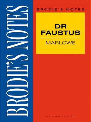 cover image of Marlowe: Dr. Faustus
